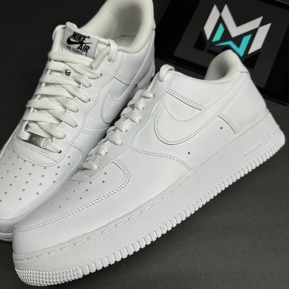 Nike Air Force 1 \'07 FlyEase \'Triple White\' Shoes Mens Sizes main image 4